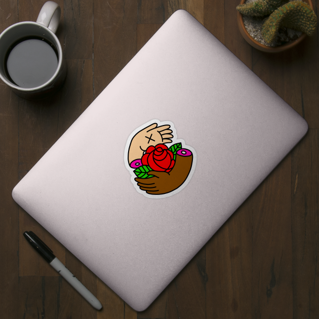 Democratic Socialism Rose by ReclusiveCrafts